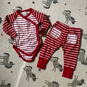 Hanna Andersson organic cotton striped set